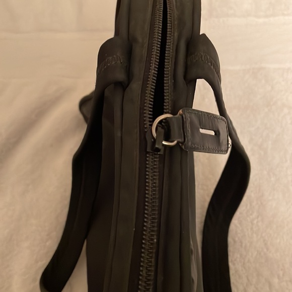 Prada nylon purse black bought at designer resale store. In good used condition. - Picture 11 of 17